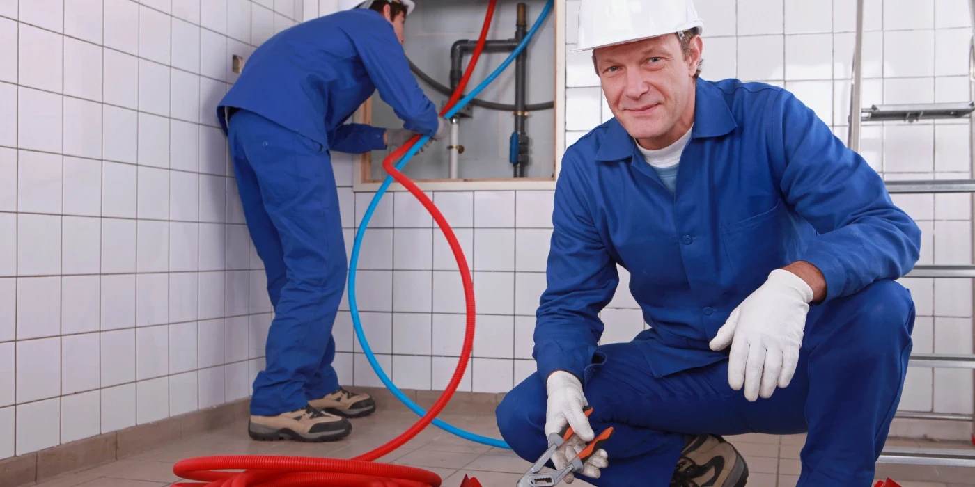 male plumber fixing a bathroom faucet from Houston Plumbing Repair in Houston, TX - Faucet Repair